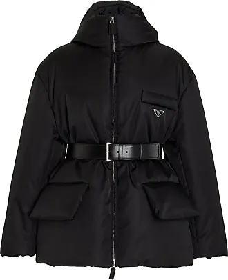 Light Re-Nylon hooded puffer jacket