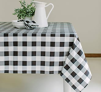 60-Inch by 84-Inch Benson Mills Christmas Plaid Printed Tablecloth