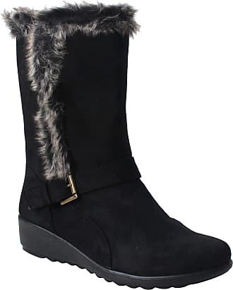 ladies fur lined boots uk