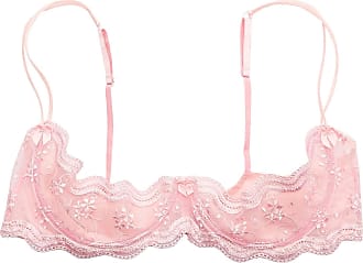 Shirley of Hollywood Scalloped Embroidery Shelf Bra 331 