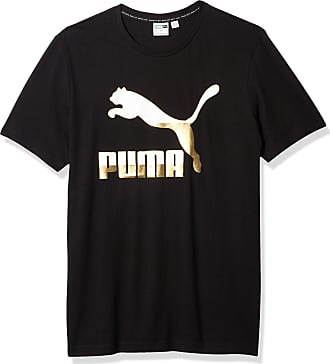 black and gold puma t shirt