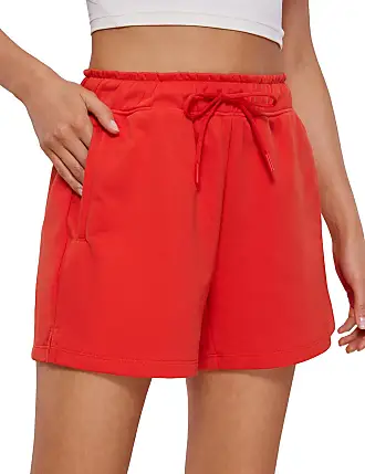 CRZ YOGA Women's Casual Sweat Shorts Athletic Summer Comfy Cotton