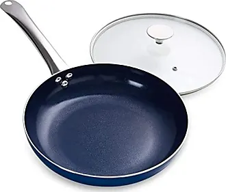 MICHELANGELO Frying Pan with Lid, Nonstick 8 Inch Frying Pan with Ceramic  Titanium Coating, Copper Frying Pan with Lid, Small Fr