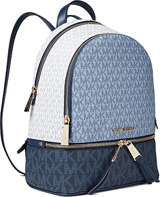 Michael Kors Voyager East/West Tote Navy/White/Pale Blue One Size