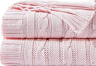 Warm Merino Wool Kaschmir Fleece Babydecke Pink Bettbezug 75x100cm 
