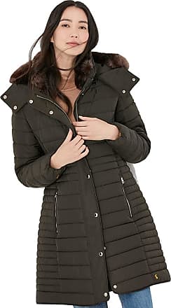 Bravepe Womens Slim Casual Thermal Faux Fur Hooded Down Quilted Jacket Coat Outerwear 