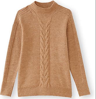 Daxon by - Pull fantaisie avec mohair et laine Beige - Vêtements Pulls Femme  72,99 €