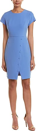 Nanette Lepore Womens Puffed S/S Fitted Dress W/Ftt, Turkish Sea, 10