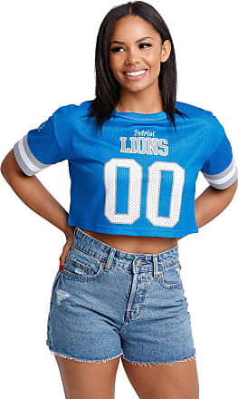 FOCO Detroit Lions NFL Womens Gameday Mesh Crop Top