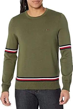 NWT Mens Tommy Hilfiger Signature Logo Crewneck Cotton Sweater
