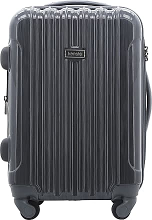 Kensie Luggage 16-Inch Rolling Briefcase Silver