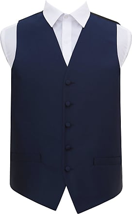 DQT Woven Plain Solid Check Black Mens Wedding Waistcoat & Bow Tie Set 