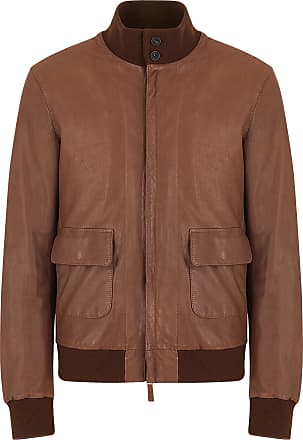 jaqueta de couro armani masculina