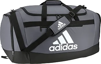  adidas Unisex Defender 4 Small Duffel Bag, Almost Blue/Onix  Grey, One Size | Sports Duffels