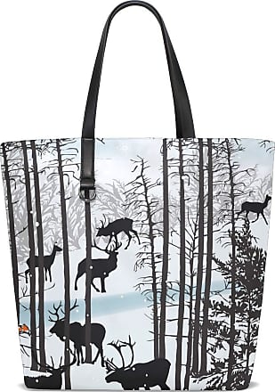 Funny Elephants Seamless Pattern Canvas Tote Bag,Fashion Large Capacity Handbag for Women Travel