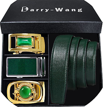 Barry.Wang Mens Ratchet Belt,Batman Buckle Belt Fashion Genuine