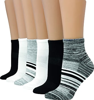 Hanes Womens 6-Pair Lightweight Breathable Ventilation Ankle Socks