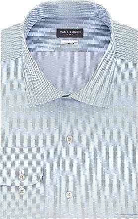 Van Heusen Mens Dress Shirt Regular Fit Flex Collar Stretch Check