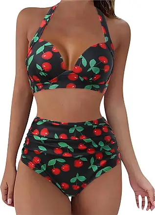  Swimsuits for Women Bikini Set Loose Fit Floral