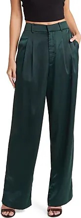 WAYF Contrast Waist Wide Leg Pants