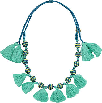 NoName Grüne Halskette mit Ketten Grün/Golden Einheitlich DAMEN Accessoires Modeschmuckset Grün Rabatt 93 % 