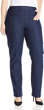Chic Classic Collection Women's Plus Size Easy Fit Elastic Waist Pull On Pant 