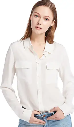 LilySilk Women's Silk Shirt 18 Momme Long Sleeves 100% Pure Silk Blouse  Tops : : Clothing, Shoes & Accessories