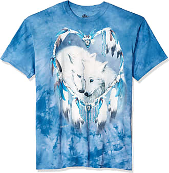 White Wolf Feather Heart Native American The Mountain T-Shirt All Sizes 3817