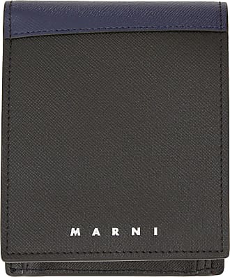 Marni - Colour Block Saffiano Leather Keyring - Key Rings - Woman - Green
