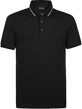 Men's Black Emporio Armani Polo Shirts: 35 Items in Stock | Stylight