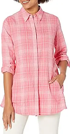 Hampton Purely Plaid Crinkle Shirt- Foxcroft