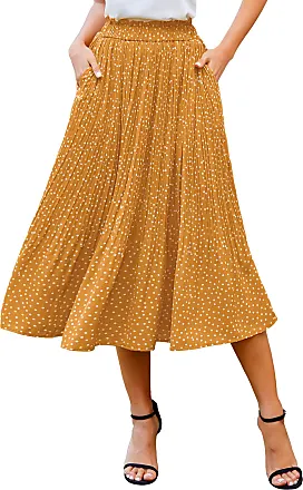 Ba&Sh Neo Pleated Skirt - Yellow