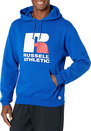 Russell Athletic Men's RA Reverse Panel Hoodie Sulpher