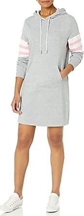 Cooles graues Kapuzen Kleid mit rolli Gr Mode Kleider Kapuzenkleider 40 