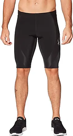CW-X Men's Stabilyx Joint Support Compression Sports Tights, Black, Large  Long (LT) 