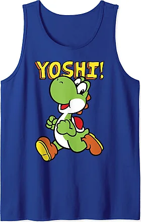 Women's Nintendo Yoshi in Many Colors Racerback Tank Top - Black Heather -  Medium