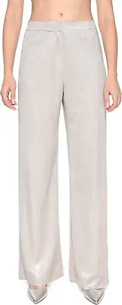 WAYF Contrast Waist Wide Leg Pants