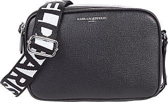 Karl Lagerfeld Black K/Karl Seven Shoulder Bag at FORZIERI