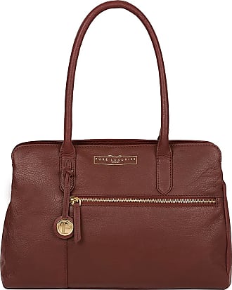 Buy Pure Luxuries London Sanderson Leather Messenger Bag from the