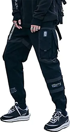 Pantalon Cargo Homme - Minetom - Sport Multi Poches - Noir