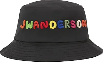 JW Anderson logo-embroidered Cotton Bucket Hat - Neutrals