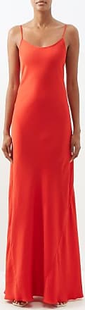 Victoria Beckham Bias-cut Crepe Gown - Womens - Red