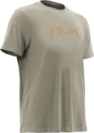 Huk Stacked Logo T-Shirt - Men's Wedgewood XL
