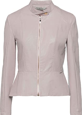 Farfetch Damen Kleidung Jacken & Mäntel Jacken Lederjacken Zip-front leather jacket 