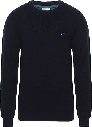 Sun 68 Wolle Pullover in Grau für Herren Herren Bekleidung Pullover und Strickware Rundhals Pullover 