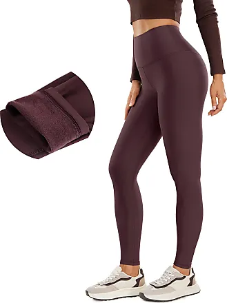 CRZ YOGA Thermal Fleece Lined Leggings Women 25'' - High Waisted Winter  Workout Hiking Pants with Pockets Warm Running Tights Arctic Plum XX-Small  : Clothing, Shoes & Jewelry 