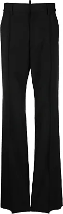 Dsquared2 logo-embroidered tailored trousers - Black
