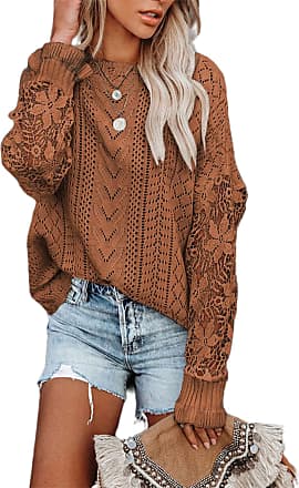 Dokotoo Womens Off The Shoulder Batwing Long Sleeve Sweatshirt Casual Loose Pullover Tops 