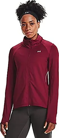 Under Armour Women's Pindot Open Back Long Sleeve, Flushed Pink