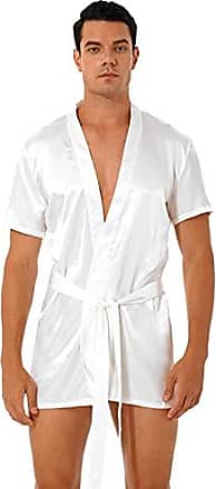Damen Bekleidung Nachtwäsche Bade- Morgen und Hausmäntel DSquared² Baumwolle Bademantel mit Logo-Stickerei in Weiß 